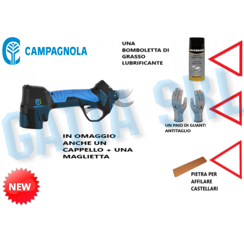 Forbice elettrica cordless SPEEDY CAMPAGNOLA