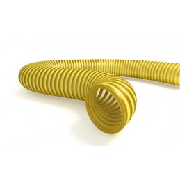 Tubo giallo spiralato in PVC
